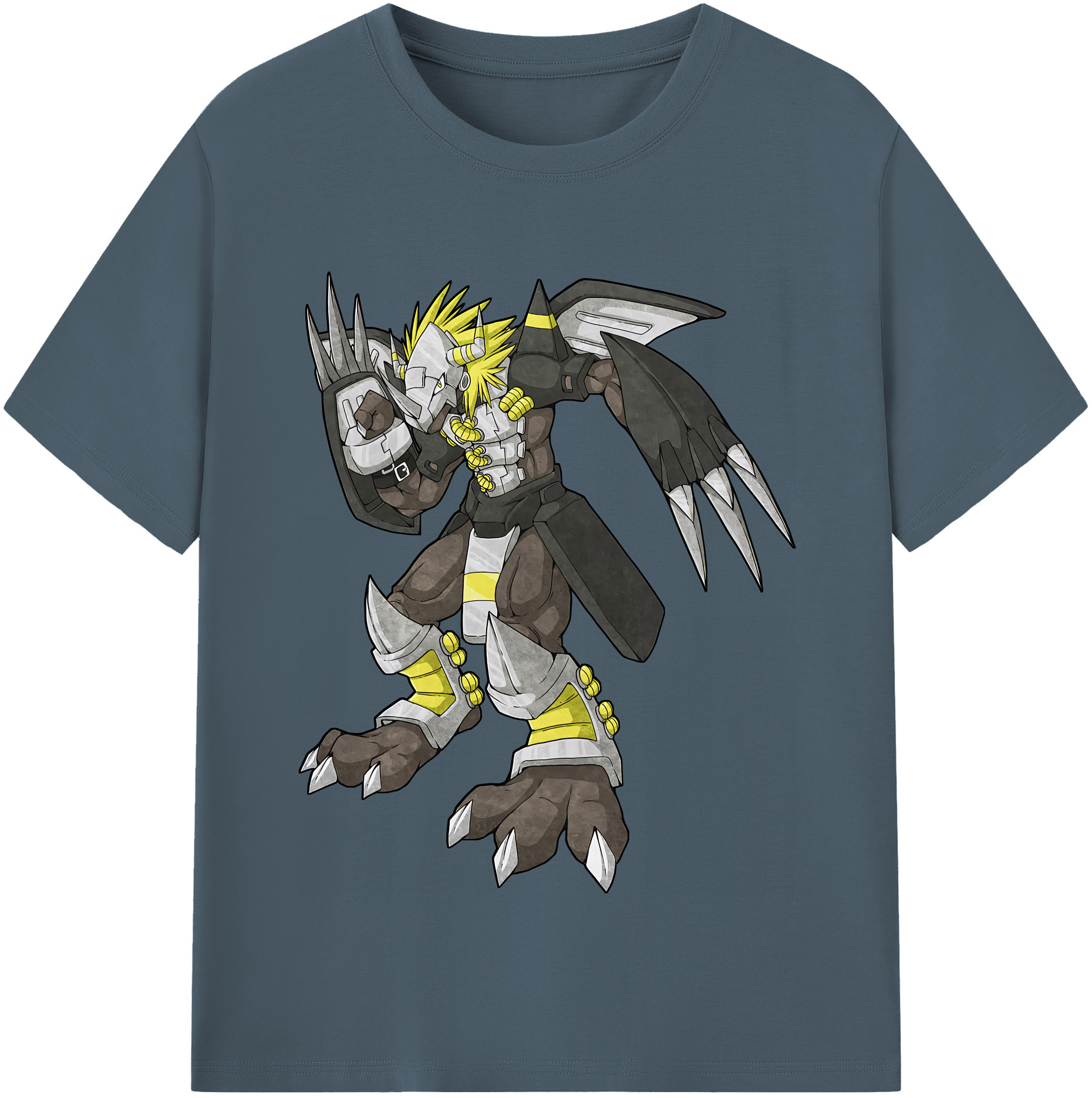 （画像用） Digimon デジタルモンスター/デジモン 綿100％半袖Tシャツ（フロントプリント）